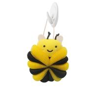 Loofahs de baño para niños, esponja de baño Loofah - Home Body Scrubber con diseño de abeja | exfoliante corporal, bolas de ducha para baño