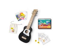 Loog Ukelele soprano de madera para niños y principiantes, aplicación y lecciones, todas las edades (negro)