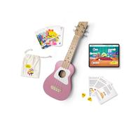 Loog Ukelele soprano de madera para niños y principiantes, aplicación y lecciones, todas las edades (rosa)