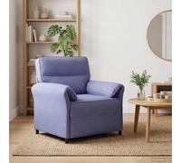 LoogCape Sofá 100% poliéster con marco de metal y MDF, moderno sofá tapizado con cómodos reposabrazos, altura del asiento 45 cm, patas de plástico duraderas, ahorra espacio y es cómodo