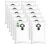 LOOHAOC 12x Bolsas de Aspiradora Compatibles con Nilfis k Alto Aero 20/21/25/26/31/VL200/Compatibles con MAKITA VC2010L/VC2511L/VC2512L/VC3011L/Tipo DSM 42 Bolsas de Tejido no Tejido