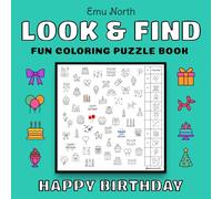 Look and Find Happy Birthday - Fun Coloring Puzzle Book [US] (Look and Find Books)