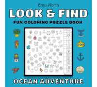Look and Find: Ocean Adventure - Fun Coloring Puzzle Book [USA] (Look and Find Books)