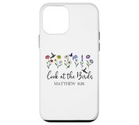 Look at The Birds Air Scripture Matthew 6:26 Bible Verse God Carcasa para iPhone 12 Mini