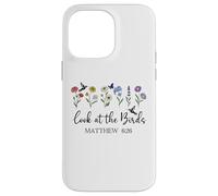 Look at The Birds Air Scripture Matthew 6:26 Bible Verse God Carcasa para iPhone 14 Pro MAX