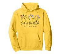 Look at The Birds Air Scripture Matthew 6:26 Bible Verse God Sudadera con Capucha