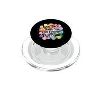 Look Back and Thank God Look Forward and Trust God PopSockets PopGrip para MagSafe