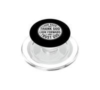 Look Back and Thank God Look Forward and Trust God PopSockets PopGrip para MagSafe
