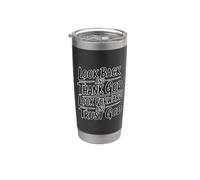 Look Back And Thank God Look Forward And Trust God Vaso térmico de acero inoxidable de doble pared