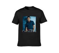 Look Chayanne En To Do Estare 2015 Tour Unisex T-Shirt Printed tee Black Mens Top Shirt L