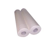 Look Concept - Sábana protectora, lote de 2 rollos, color blanco