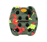 Look Cycle - Almohadilla de Sendero Activ Grip - Compatible con los Pedales Planos Trail Grip - Seguridad Antideslizante - Goma de Agarre innovadora - Tracción excepcional - Camuflaje Loco