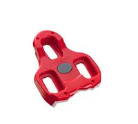 LOOK Cycle - Calas de Ciclismo KEO Grip con Función de Memoria de Posicionador - Compatible con Todos los Pedales del Mercado - Superficie de TPU Antideslizante - Libertad Angular de 9° - Color Rojo
