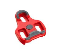 LOOK Cycle - Calas de Ciclismo KEO Grip - Superficie Antideslizante - Peso mínimo, tamaño Compacto - Ángulo de Giro de 4,5° - Color Rojo