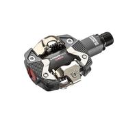 LOOK Cycle - Pedales MTB de Carbono X-Track de Carrera - Compatible con el Mecanismo Estándar SPD - Cuerpo de Carbono - Eje Cromoly+ - Gran Plataforma - Pedales Automáticos Extremadamente Fiables