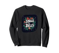 Look de Feliz Navidad con Este Logotipo de Naughty Jingle My Bells Sudadera