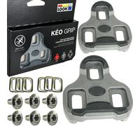 Look Kéo Agarre Bicicleta Pedal Zapatos Grapas Tableros (Par) Gris