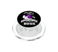 Look Like A Lady Fish Like A Boss Funny Fishing Outdoors PopSockets PopGrip para MagSafe