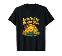 Look On The Bright Side Country Farm Juego de Palabras gráfico Camiseta