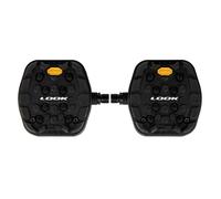 LOOK Cycle - Pedales de bicicleta Geo Trail Grip - Pedales planos - Fiabilidad, comodidad y durabilidad - Seguridad antideslizante - Innovador Activ Grip Rubber - Pedal de bicicleta MTB de alto rendimiento - Negro