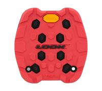 Look Cycle - Almohadilla de Sendero Activ Grip - Compatible con los Pedales Planos Trail Grip - Seguridad Antideslizante - Goma de Agarre innovadora - Tracción excepcional - Rojo
