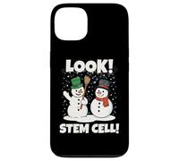 Look! Stem Cells Xmas Funny Couple Snowmen Science Teacher Carcasa para iPhone 13