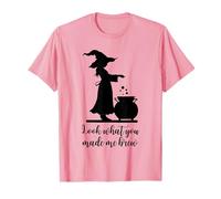 Look What You Made Me Brew, Divertido caldero de Bruja de Halloween Camiseta