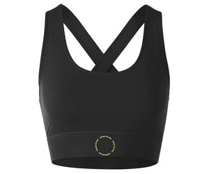 Looking for Wild - Ropa de senderismo mujer - Annita Sport Bra W Pirate Black para Mujer - Talla XS - Negro Negro XS