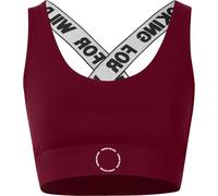 Looking for Wild - Ropa de senderismo mujer - Bra Annita Tanin para Mujer - Talla S - Burdeos Burdeos S