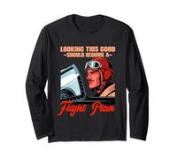 Looking This Good Should Require a Flight Plan Manga Larga