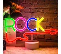 Looklight Letrero de neón del amor, luz de neón del amor, luces de arte de pared decorativas, luz nocturna LED, lámpara de batería para niños, regalos para parejas de San Valentín, luz de neón