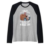 Looks Like A Rope Duct Tape and Shovel Kind of Day - Camiseta Manga Raglan
