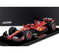 LOOKSMART 1/18 FERRARI F1 SF24 LECLERC WINNER MONACO 2024 MODELO ESTÁTICO
