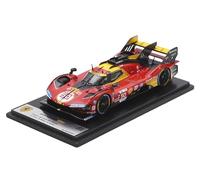 LOOKSMART 1/43 Ferrari 499P AF Corse 2024 Le Mans 24 Horas Ganador #50 A. Focco/M. Molina/Nielsen Producto terminado