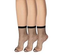 looksy Calcetines de tobillo cortos para mujer, talla única, diseño de rombos, Talla única