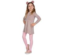 looksy Medias Sólidas para Niñas 40 DEN Opacas de Microfibra Suave para Niños con Pies Pantimedias Casuales Danza Escuela Ballet Edad 3-12, rosa., 9-10 años
