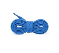 looksy Pack de 2 cordones sintéticos de 7 mm, cordones planos de repuesto para entrenadores, cordones multicolores para zapatos deportivos y de ocio, alta durabilidad para todos los zapatos, azul