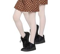 looksy Paquete de 2 medias opacas lisas para niñas, 40 DEN, de microfibra suave, con pies, informales, para baile, escuela, ballet, juego de 2 pares de edades de 3 a 12 años [fabricadas en Italia],