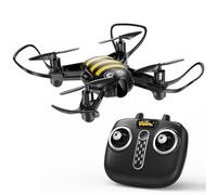 Loolinn | Dron para Regalar a Niños - Diseño Divertido, Fácil de Volar, Seguro para los Niños, Acrobacias de 360°, Cargador con Dos Baterías Incluidas (Idea Regalo)