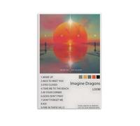 Loom Album Imagine DragonsPhoto Póster de paisaje para decoración del hogar y la oficina, póster decorativo de papel para pared, decoración moderna de la familia, baño, estilo sin marco, 50 x 75 cm