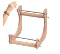 Loom de cuentas,Wooden Ergonomic Angled Ajustable - Loom Beading y Fabricación de Joyas - Para Pulsera Collar DIY Artesanías Accesorios de Decoración para el hogar Adultos Niñas Principiantes