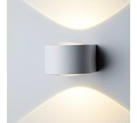 LOOM DESIGN Aplique de pared LED Frey IP65 2x6W blanco EC:EPREL:1118268
