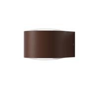 LOOM DESIGN Aplique de pared LED Frey IP65 2x6W corten EC:EPREL:1774905