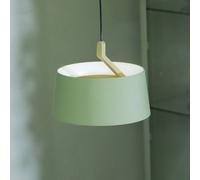 LOOM DESIGN Lámpara colgante LED Cookie, verde, aluminio Ø 15 cm EC:EPREL:1774837