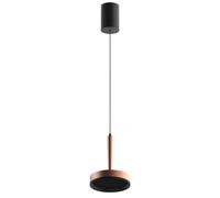 LOOM DESIGN Lámpara colgante LED Nyx P1, bronce, aluminio True