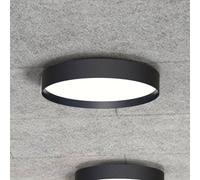 LOOM DESIGN Plafón LED Lucia, negro, Ø 45 cm aluminio EC:EPREL:1115254