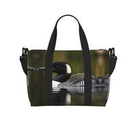 Loon Nature - Bolsas de lona para viajes, ligeras para artículos personales, bolsas de viaje para mujeres, bolsas de gimnasio para hombres, Negro -, Talla única