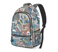 Looney Tunes Batman Comic-Mochila Fight FAN 2.0, Multicolor, 31 x 44 cm, Capacidad 24 L
