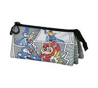 Looney Tunes Batman Comic-Portatodo Triple FAN 2.0, Multicolor, 23 x 11 cm