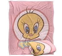 LOONEY TUNES Blanket, 152 x 127 cm, Tweety Face Silky Touch Super Soft Throw